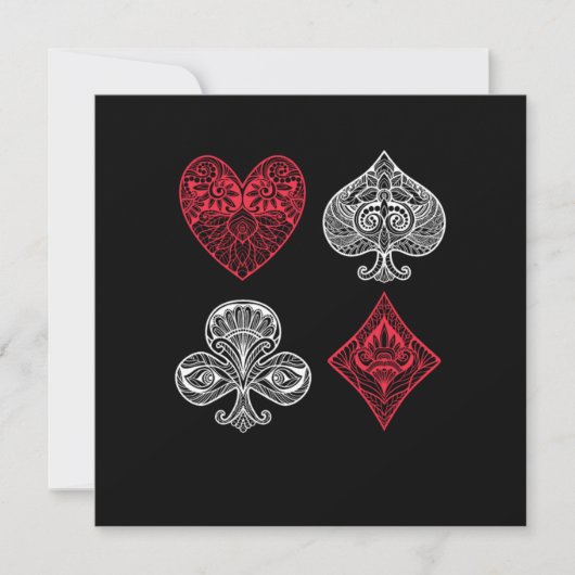 ポーカー カード カジノ ギャンブル カード プレーヤー オール イン ギ (正面)