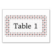 ポーカー カード シンボル ミニマリスト 赤 白 黒 (裏面)