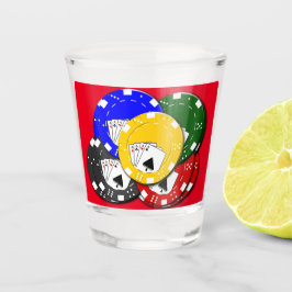 ポーカー チップ ショットグラス