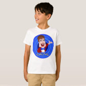 ポーキーパリン – Boys Ringer T-shirt - 2面 Tシャツ (正面フル)