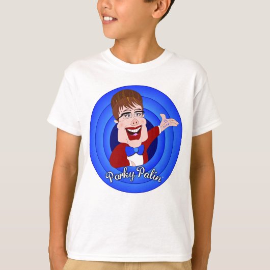 ポーキーパリン – Boys Ringer T-shirt - 2面 Tシャツ (正面)