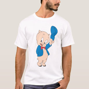 ポーキーピグ なびく帽子 Tシャツ