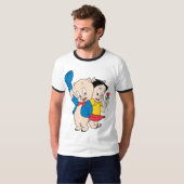 ポーキーピグ&ペチュニア Tシャツ (正面フル)