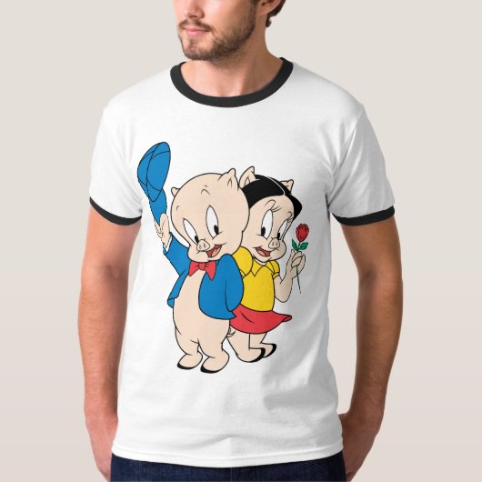 ポーキーピグ&ペチュニア Tシャツ (正面)