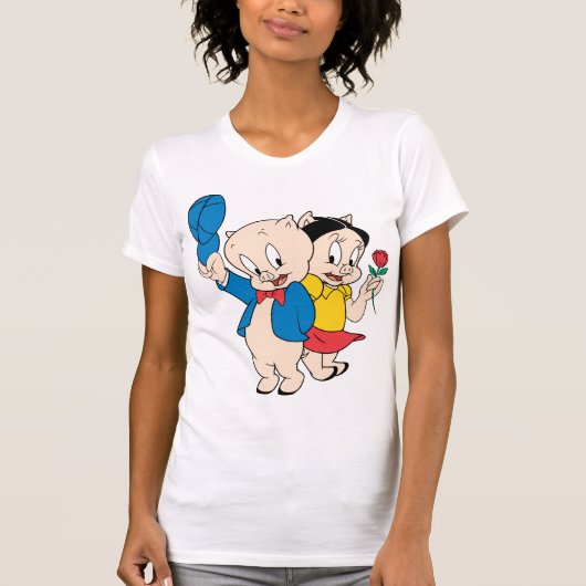 ポーキーピグ&ペチュニア Tシャツ (正面)