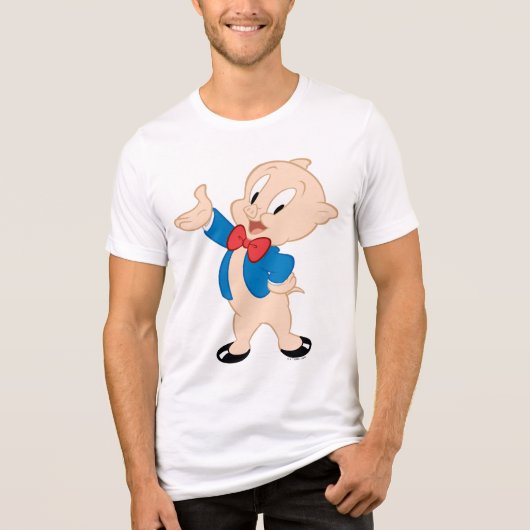 ポーキーピグ |ポーズクラシックの設定 トライブレンドTシャツ (正面)