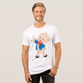 ポーキーピグ |ポーズクラシックの設定 トライブレンドTシャツ (正面全面)