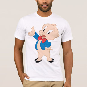 ポーキーピグ ポーズクラシックの設定 Tシャツ