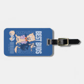 ポーキーピッグ&ダッフィー最高のダック™バッド ラゲッジタグ (正面横)