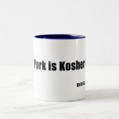 ポークはユダヤのツートーンマグです ツートーンマグカップ (中央)