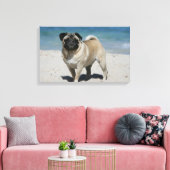 ポークアットザビーチ キャンバスプリント (インサイチュ (リビング))