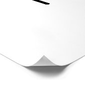 ポークギタおもしろいーロックギターピッグパン ポスター (角)