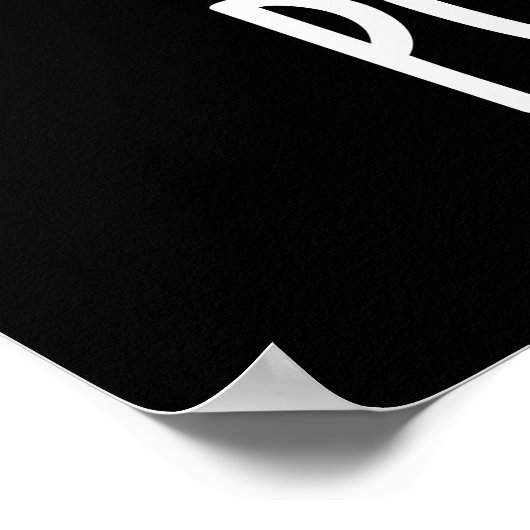 ポークコーンおもしろいポップコーンプンダークBG ポスター (角)