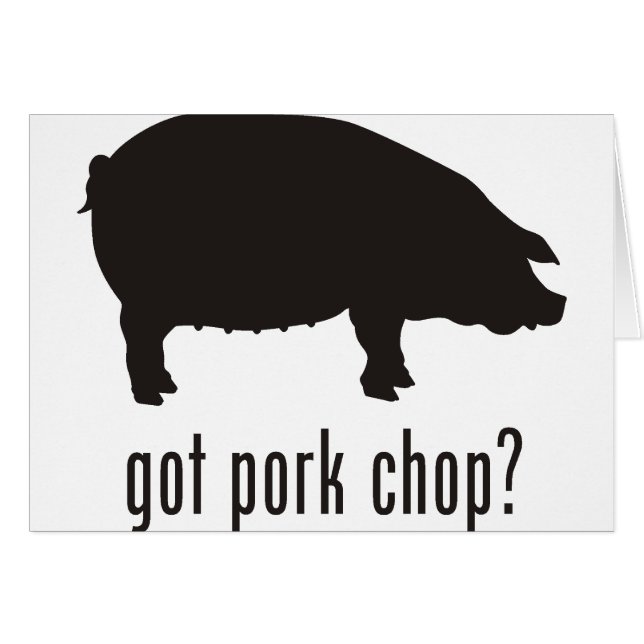 ポークチョップ (正面横)