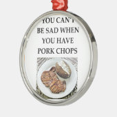ポークチョップ メタルオーナメント (左)
