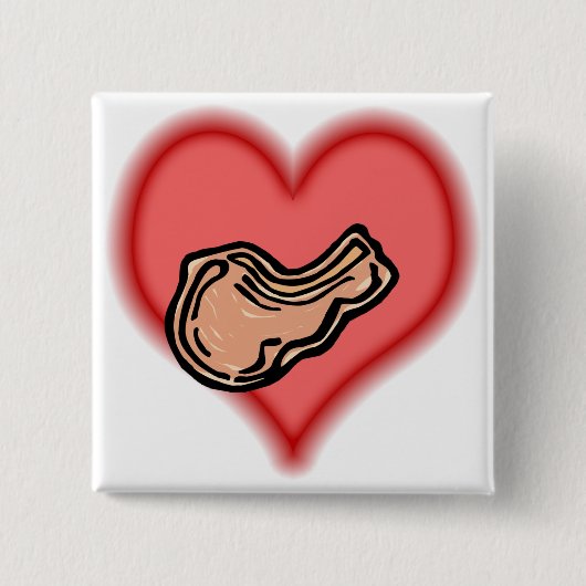 ポークチョップ 缶バッジ (正面)