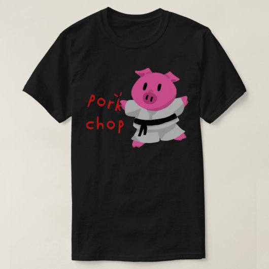 ポークチョップ Tシャツ (デザイン正面)
