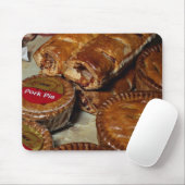 ポークパイおよびソーセージロール マウスパッド (マウス)