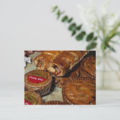 ポークパイとソーセージ転が ポストカード (スタンド正面)