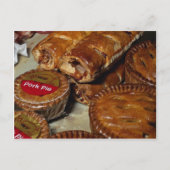 ポークパイとソーセージ転が ポストカード (正面)