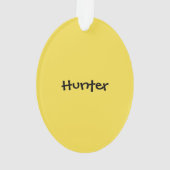 ポークパンの点心の中国のな朝食によってはbbqのパンが蒸気を発しました オーナメント (裏面)