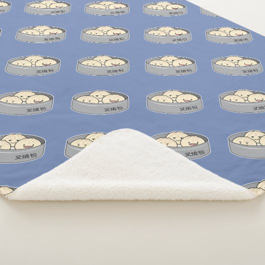 ポークパンの点心の中国のな朝食によってはbbqのパンが蒸気を発しました シェルパブランケット (3/4)