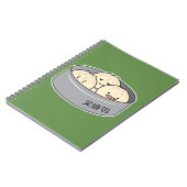 ポークパンの点心の中国のな朝食によってはbbqのパンが蒸気を発しました ノートブック (左側)