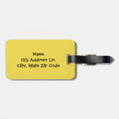 ポークパンの点心の中国のな朝食によってはbbqのパンが蒸気を発しました ラゲッジタグ (裏面横)