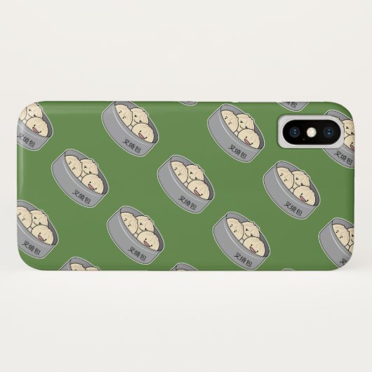 ポークパンの点心の中国のな朝食によってはbbqのパンが蒸気を発しました Case-Mate iPhoneケース (裏面(横))