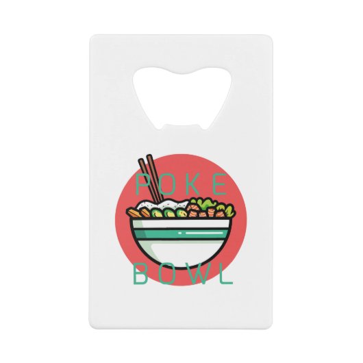 ポークボウル クレジットカード栓抜き (正面)