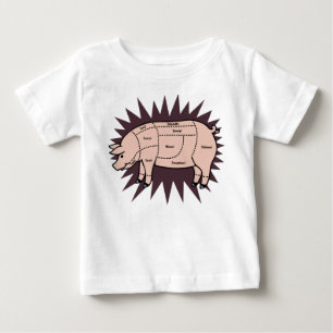 ポーク切口 ベビーTシャツ