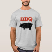 ポーク肉は肉屋を切ります Tシャツ (正面)