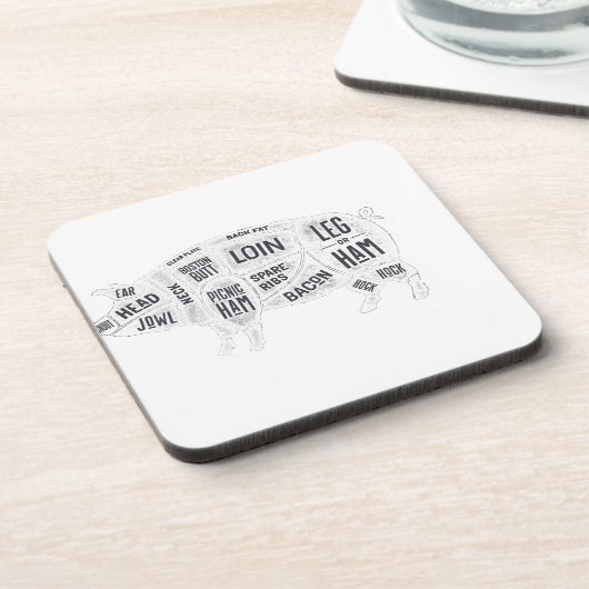 ポーク肉質図 コースター (左側)