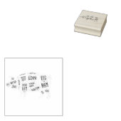 ポーク肉質図 ラバースタンプ (押印)