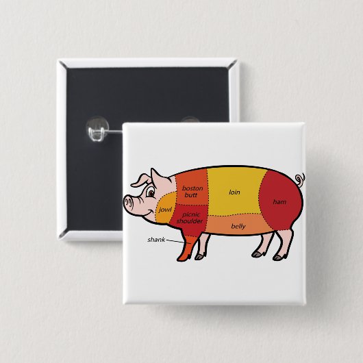 ポーク肉質図(2) 缶バッジ (正面&裏面)