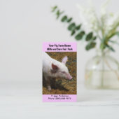 ポーク農業のためのベビーのブタ 名刺 (スタンド正面)