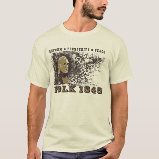ポーク1845年 Tシャツ (正面)
