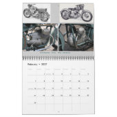 ポーク2013 Vee対のオートバイエンジンのカレンダー無し カレンダー (2月 2027)