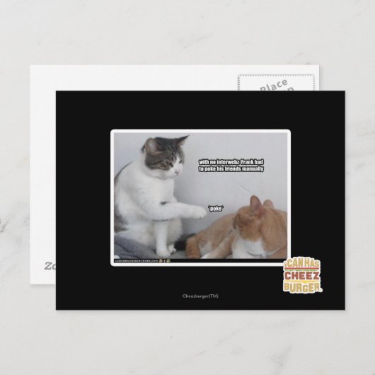 ポーク。 ポストカード (正面/裏面)