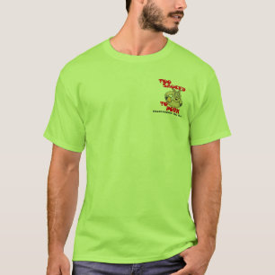 ポークBBQのワイシャツに余りにソースをかけられて Tシャツ