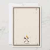 ポークBBQ招待状 招待状 (裏面)