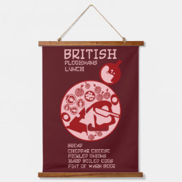 ポーグマンズパブ昼食 吊り下げ型タペストリー