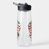 ポーサイエリメリーー:犬ママ&ボウ&ピアス ウォーターボトル (右面)