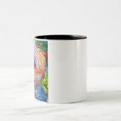 ポーサイティブなバイブムグ ツートーンマグカップ (中央)
