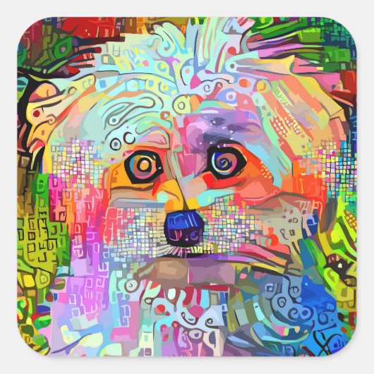 ポーサイティブな雰囲気 スクエアシール (正面)