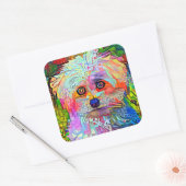 ポーサイティブな雰囲気 スクエアシール (封筒)