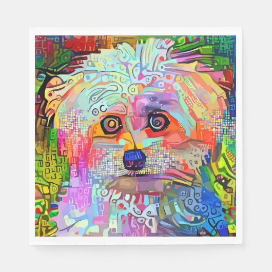 ポーサイティブな雰囲気 スタンダードランチョンナプキン (正面)