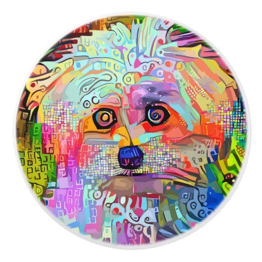 ポーサイティブな雰囲気 セラミックノブ (正面)