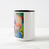 ポーサイティブな雰囲気 ツートーンマグカップ (中央)