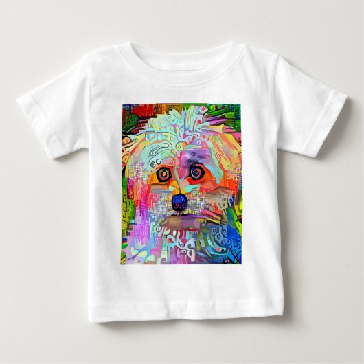 ポーサイティブな雰囲気 ベビーTシャツ (正面)